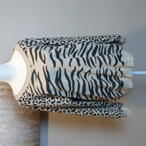 Wildfox Animal Print lightweight sweatshirt